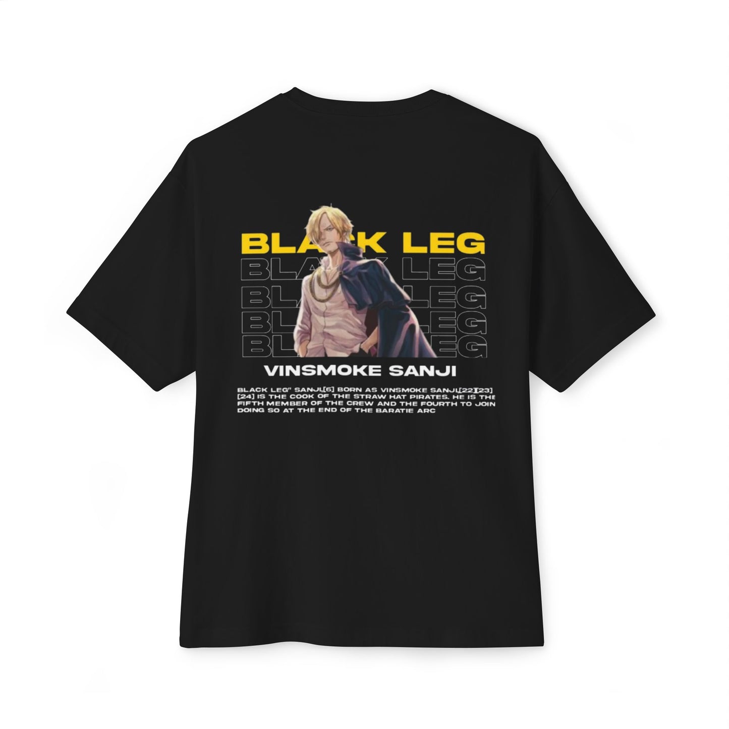 Black Leg Sanji Oversized Tee